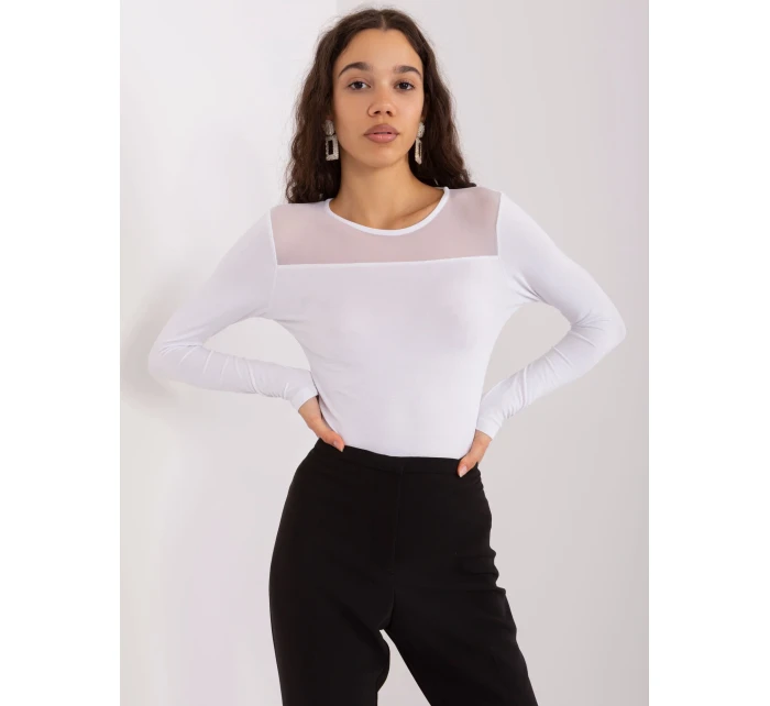 Bluzka RV BZ model 19034319 biały - FPrice Bluzka RV BZ model 19034319 biały - FPrice