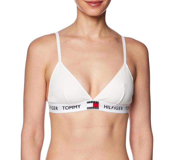 Dámska nevyztužená podprsenka 85 Triangle UW0UW04660-YBL - Tommy Hilfiger