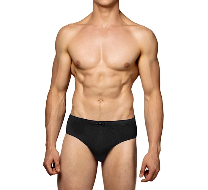 Pánske nohavičky 3 pack 006 black - Atlantic