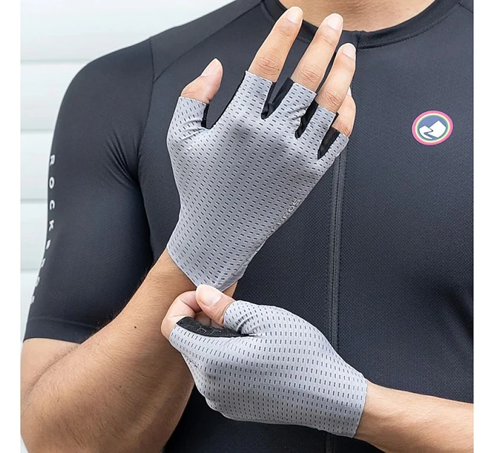 cyklistické rukavice krátké velikost: M šedé model 22083503 - Hikvision