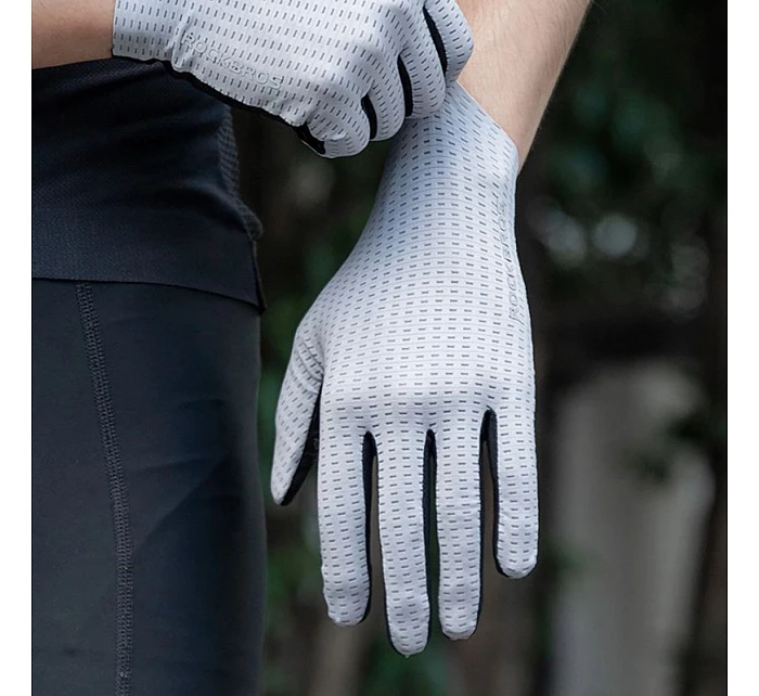 Rockbros priedušné cyklistické rukavice, veľkosť: M - zelené