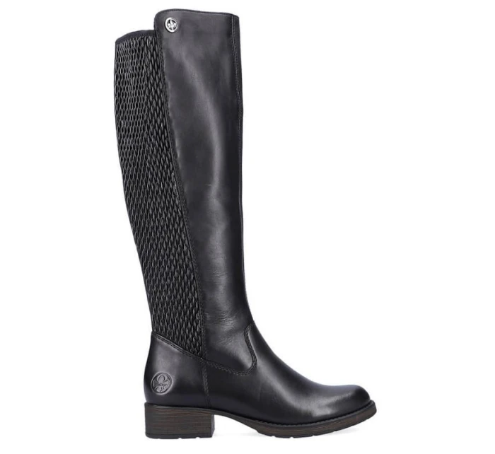 Kožené boty Rieker W model 21891294 černá - Inny