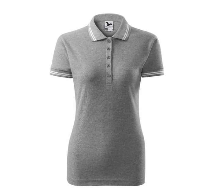 Adler Urban W polo MLI-22012 tmavo šedá melange
