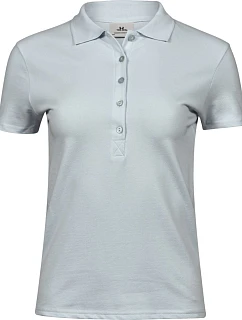 TJ 145 Dámské luxusní těžké strečové piqué polo model 22448771 ice blue - Tee Jays