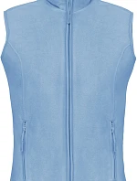 Kariban K 906 Dámska mikrofleecová vesta „Melodie“ 20.K906 sky blue