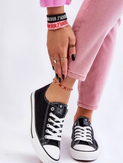 Dámské klasické tenisky černé a bílé model 21607880 - EVENTO