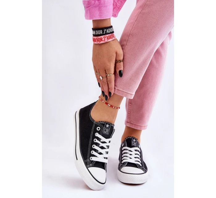 Dámské klasické tenisky černé a bílé model 21607880 - EVENTO