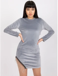Šaty DHJ SK 6509.82P sivá
