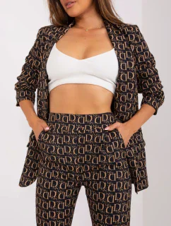 Spodnie DHJ SP  czarno beżowy model 18691519 - FPrice