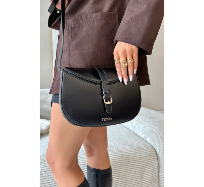 Dámska kabelka s malým reliéfom Nobo - čierna