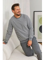 Pánské pyžamo model 21398108 dark grey - Doctornap Pánské pyžamo model 21398108 dark grey - Doctornap