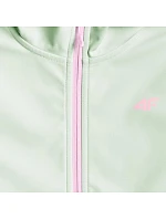 Dievčenská softshellová bunda 4F F478 mint 4FJWSS26TSOFF478 47S