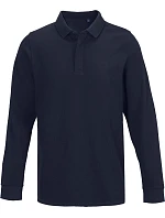 LSL Men Pánské těžké piqué polo s dlouhým rukávem night blue model 22442411 - NEOBLU LSL Men Pánské těžké piqué polo s dlouhým rukávem night blue model 22442411 - NEOBLU
