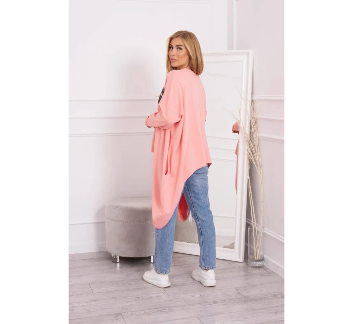 Marhuľová blúzka s potlačou