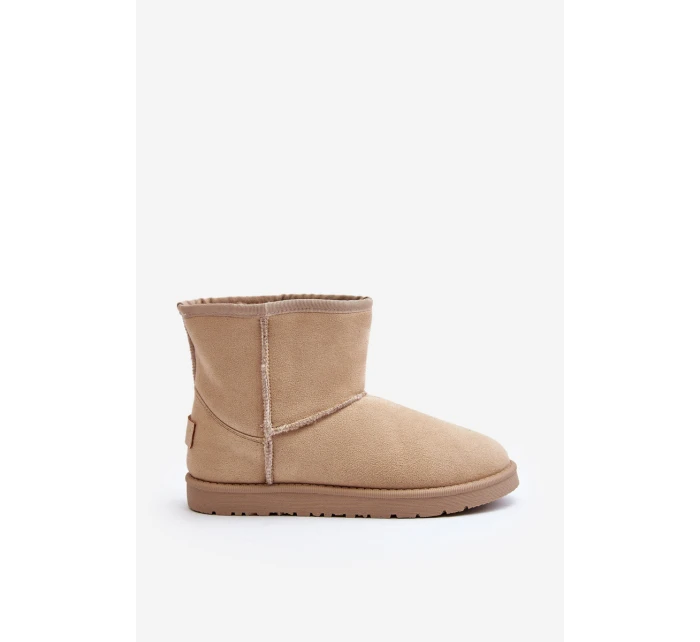 Śniegowce Damskie Cross Jeans MM2R4023C Beżowe Śniegowce Damskie Cross Jeans MM2R4023C Beżowe