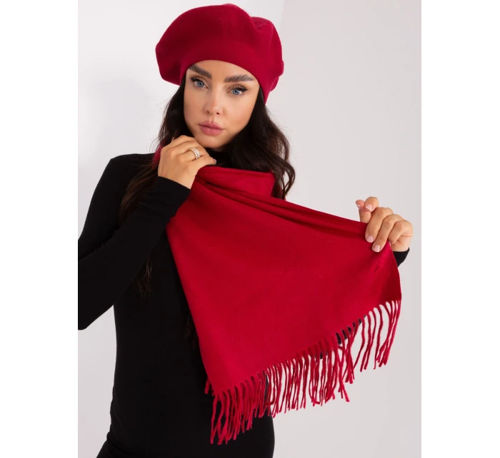 Šatka AT SZ 23185.90P bordová Šatka AT SZ 23185.90P bordová