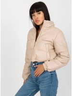 Dámsky kabát NM KR D2 3820 62 svetlo béžová