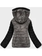 KRÓTKA DWUSTRONNA KURTKA DAMSKA ZIMOWA model 21245196 - LHD