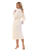 Dámský župan 2409 model 20976368 cream - L&L Dámský župan 2409 model 20976368 cream - L&L