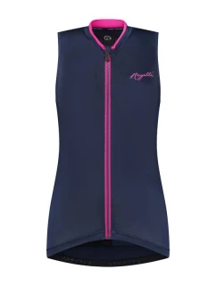 Rogelli dámske tričko bez rukávov ESSENTIAL modro-ružové XL