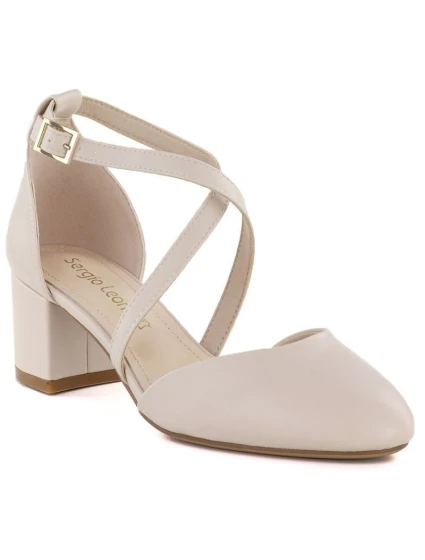 Dámské sandály béžové Sergio model 22021829 - LEONE