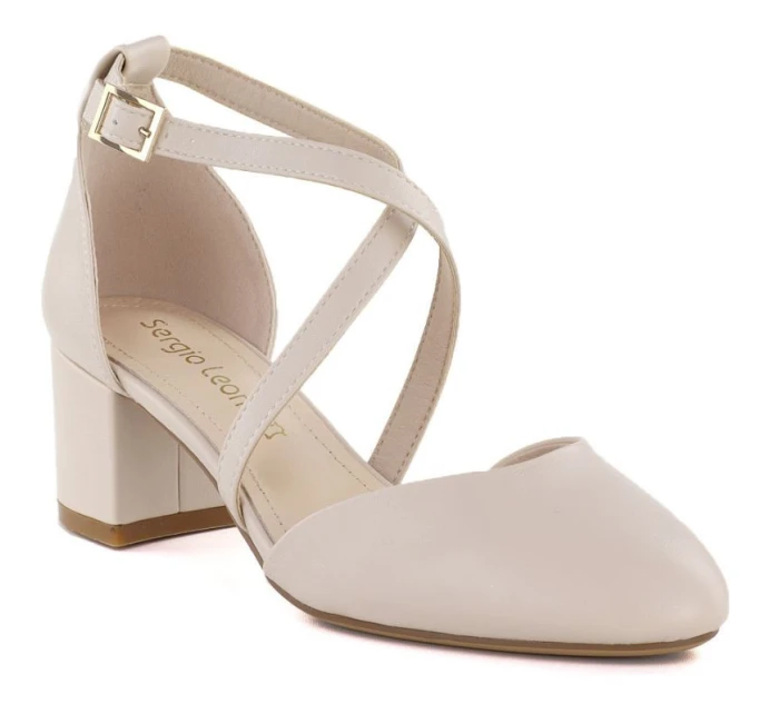 Dámské sandály béžové Sergio model 22021829 - LEONE