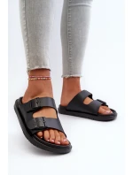 Lehké Pěnové Dámské Žabky S Big Star Černé model 21660710 - Big Star Shoes Lehké Pěnové Dámské Žabky S Big Star Černé model 21660710 - Big Star Shoes