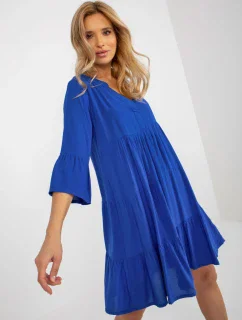 Šaty model 18371996 kobaltově modré - FPrice