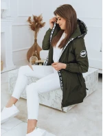 Dámská bunda khaki Dstreet model 21964396 - FashionStreet Dámská bunda khaki Dstreet model 21964396 - FashionStreet