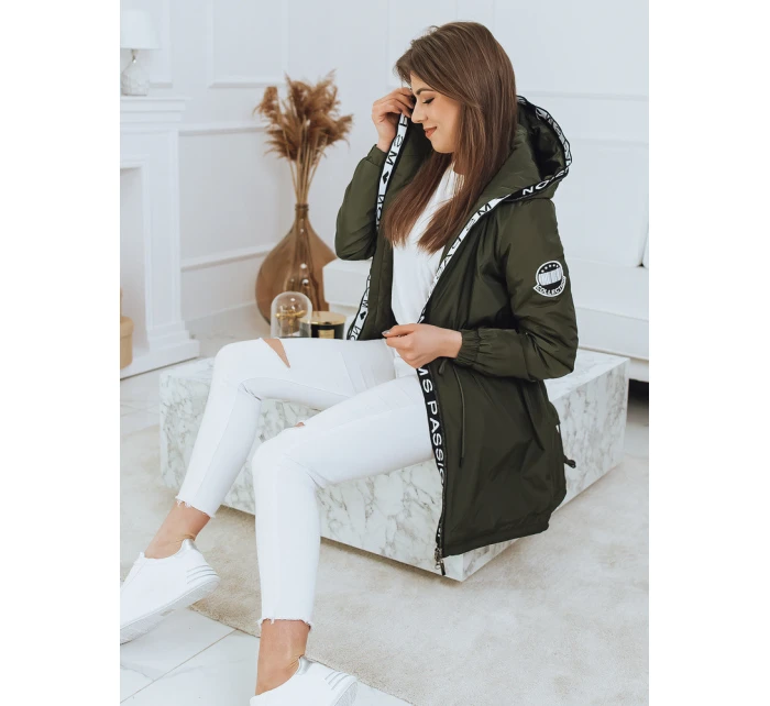 Dámská bunda khaki Dstreet model 21964396 - FashionStreet Dámská bunda khaki Dstreet model 21964396 - FashionStreet