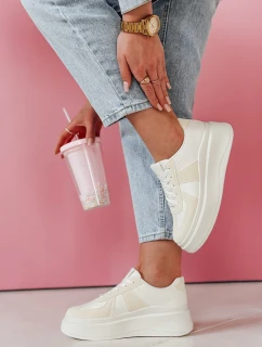 Dámské tenisky na platformě white Dstreet model 21987695 - FashionStreet