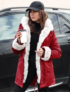 Dámska zimná bunda ARCTIC červená FashionStreet TY5404