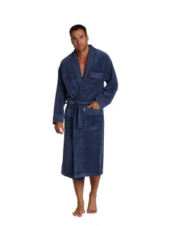 Dlhý pánsky župan DE LAFENSE Velur 712