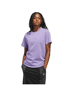 Dámske tričko adidas Cursive light purple KB2402