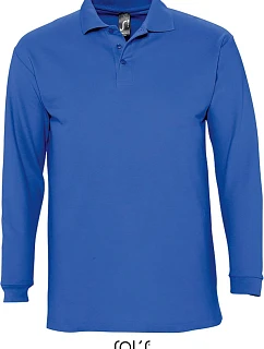 SOL'S Winter II Piqué polo s dlouhým rukávem model 22525791 royal blue