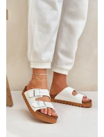 Klasické dámské pantofle Big Star model 21682548 bílé - Big Star Shoes Klasické dámské pantofle Big Star model 21682548 bílé - Big Star Shoes