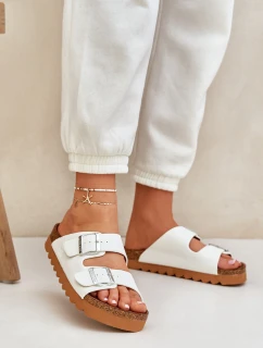 Klasické dámské pantofle Big Star model 21682548 bílé - Big Star Shoes