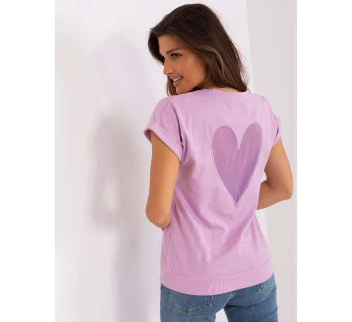 Bluzka RV BZ model 18738483 jasny fioletowy - FPrice Bluzka RV BZ model 18738483 jasny fioletowy - FPrice