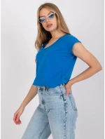 Tričko RV TS model 17047378 tmavě modrá - FPrice Tričko RV TS model 17047378 tmavě modrá - FPrice