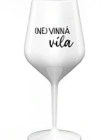 (UN)WINE WINE - biely nerozbitný pohár na víno 470 ml