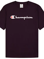 Pánske tričko 220256 VS025 Tmavo fialový vzor - Champion