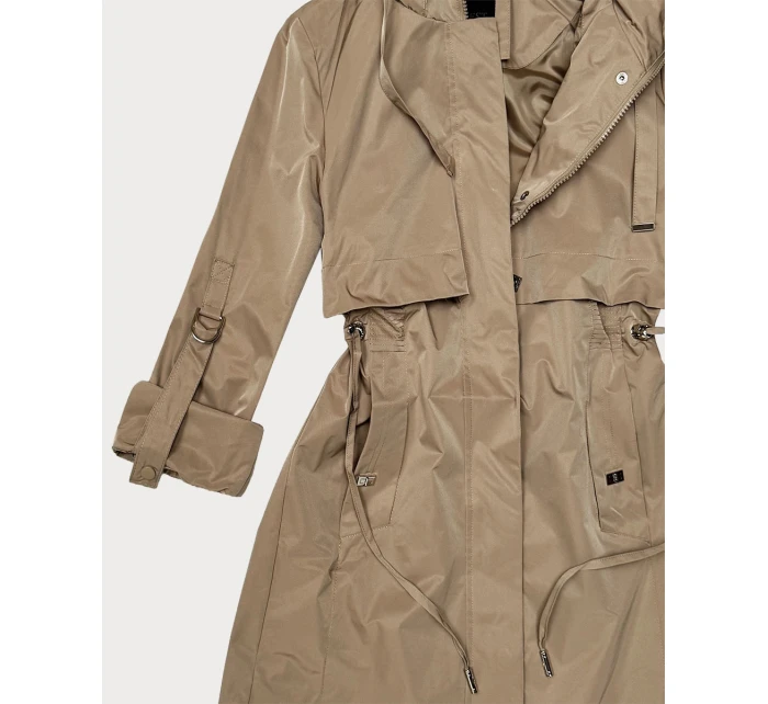 kurtka damska na Goodlookin ciemny beżowy model 22028858 - S'WEST