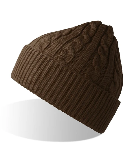 Claire Pletená čepice model 22552243 brown - Atlantis Headwear Claire Pletená čepice model 22552243 brown - Atlantis Headwear
