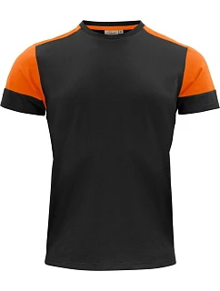 Prime T Men Pánské těžké tričko model 22456084 black/orange - Printer