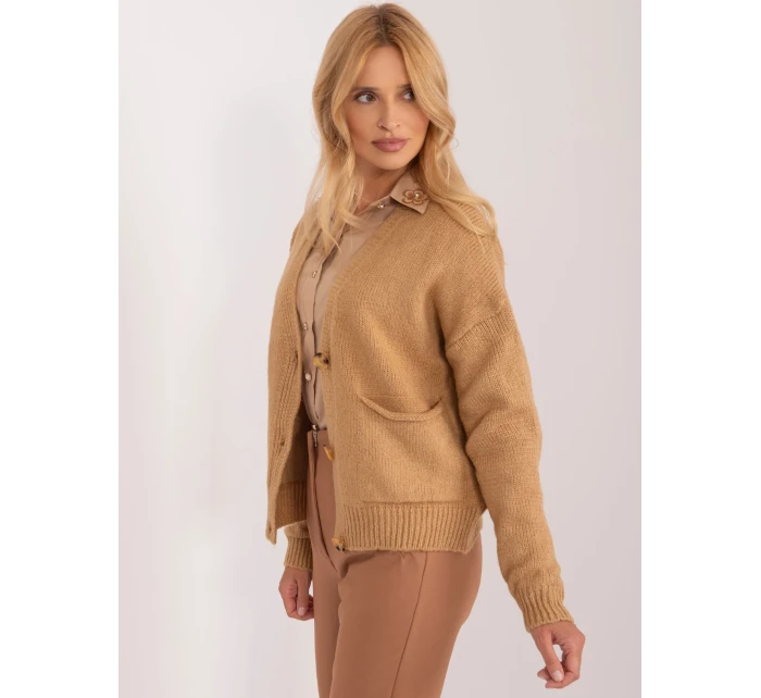 Sweter BA SW model 21055336 ciemny brązowy - FPrice