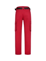 Pracovné nohavice Twill unisex pracovné nohavice červené