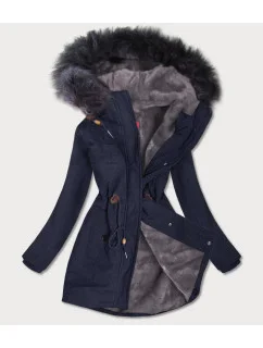 PARKA DAMSKA NA GRANATOWA model 21243241 - LHD
