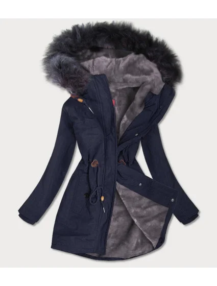 PARKA DAMSKA NA GRANATOWA model 21243241 - LHD