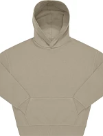 B&C Influence Hoodie – mikina s kapucňou oversize z hrubej bavlny 01.IH02 mastic