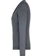 JN 660 Dámský pletený cardigan s výstřihem do V model 22487986 grey heather - Daiber JN 660 Dámský pletený cardigan s výstřihem do V model 22487986 grey heather - Daiber